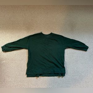 Old Navy tunic sweatshirt green large